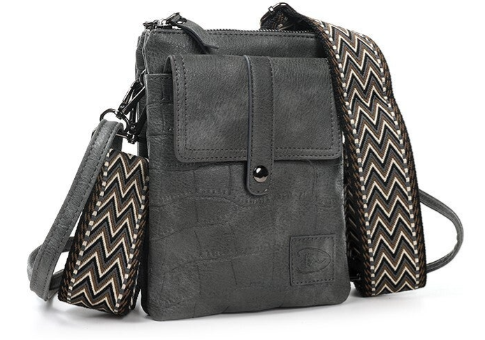 Grijs telefoontasje / crossbody tasje Tyler