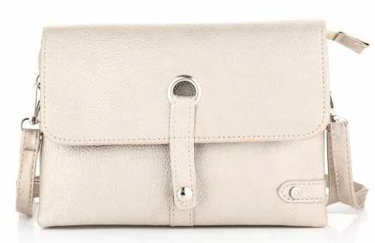 Schoudertasje / Crossbody tasje Noordwijk - Champagne