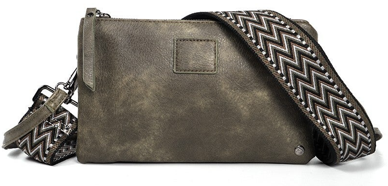 Schoudertasje / Crossbody tasje New Castel - Groen
