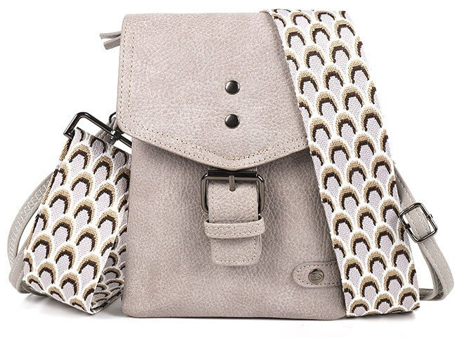Telefoontasje / Crossbody tasje Kansas Nieuw - Grijs