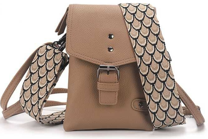 Telefoontasje / Crossbody tasje Kansas - Camel