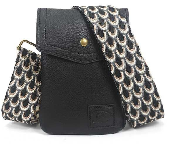 Telefoontasje / Crossbody tasje Marken - Zwart