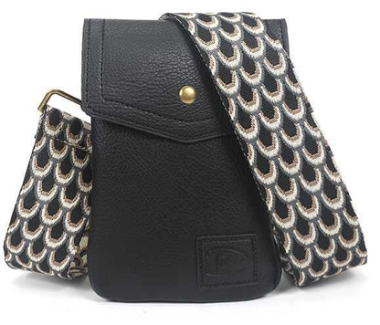 Telefoontasje / Crossbody tasje Marken - Zwart