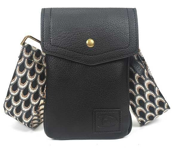 Telefoontasje / Crossbody tasje Marken - Zwart