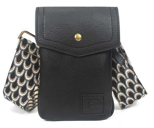 Telefoontasje / Crossbody tasje Marken - Zwart