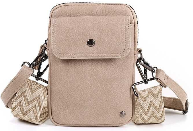 Telefoontasje / Crossbody tasje Groet Nieuw - Zand