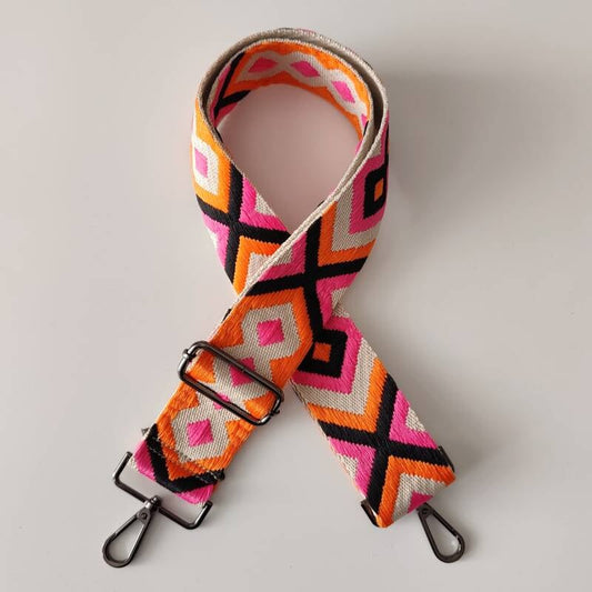 Schouderband Ruit - Oranje