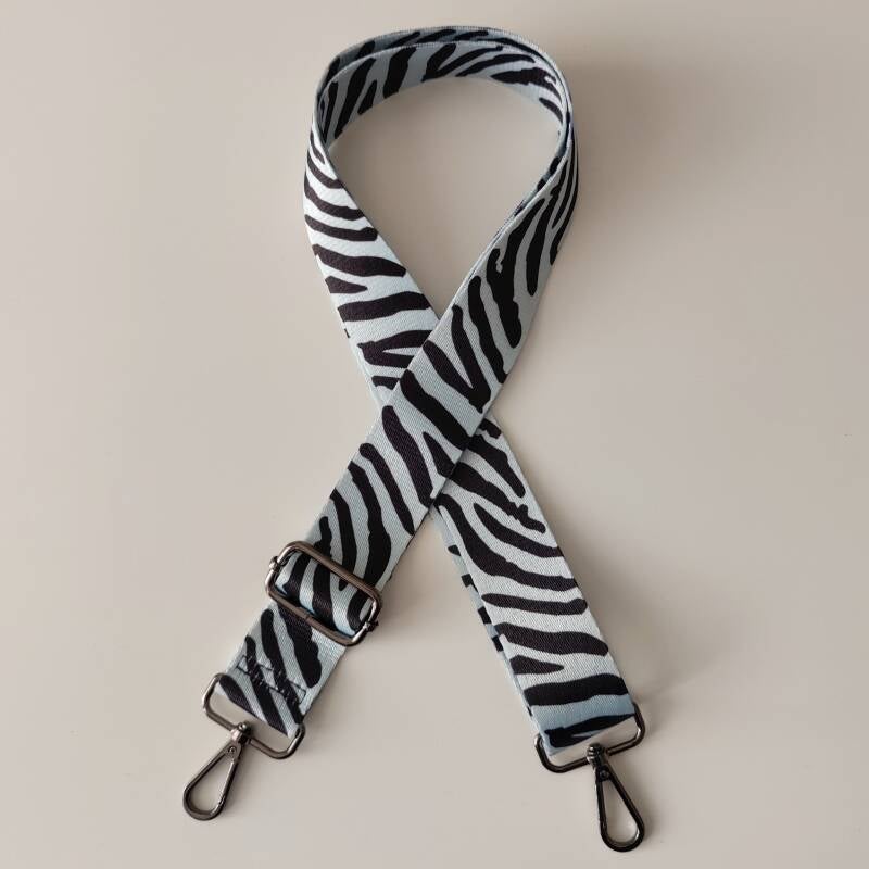 Schouderband Zebra - Blauw