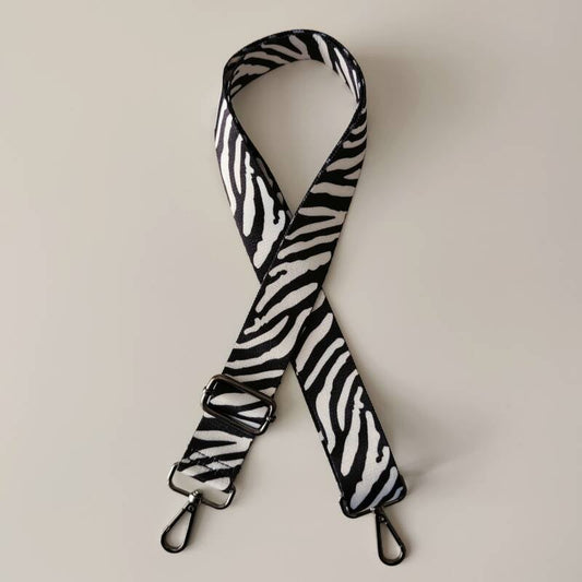 Schouderband Zebra - Zwart