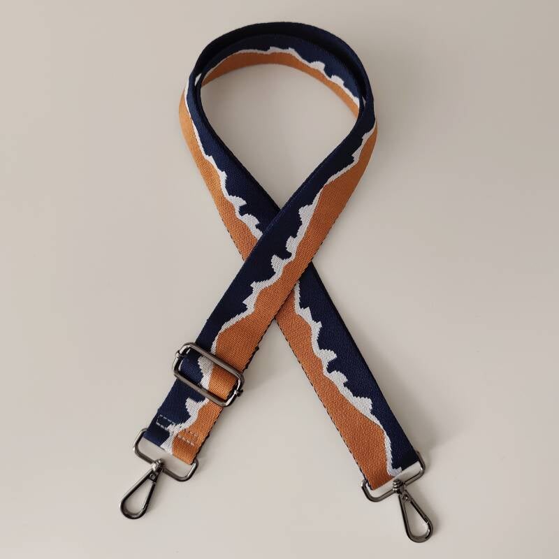 Schouderband Zigzag - Cognac
