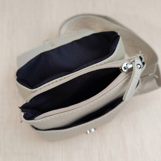 Telefoontasje / Crossbody tasje - Beige