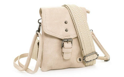 Beige - naturel telefoontasje / schoudertasje Kansas