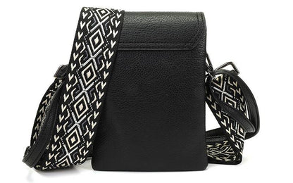 Zwart telefoontasje / crossbody tasje Kansas