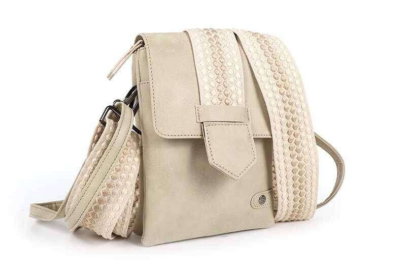 Telefoontasje / Crossbody tasje Nancy Metz - Naturel