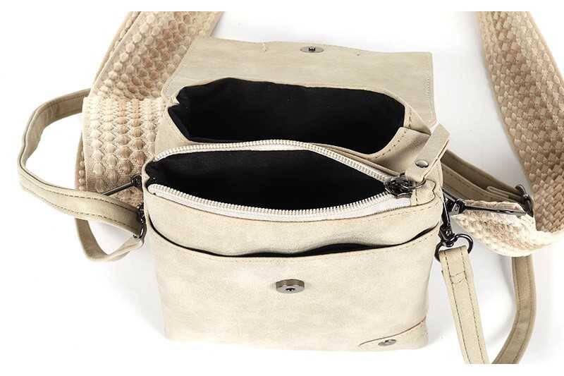 Telefoontasje / Crossbody tasje Nancy Metz - Naturel
