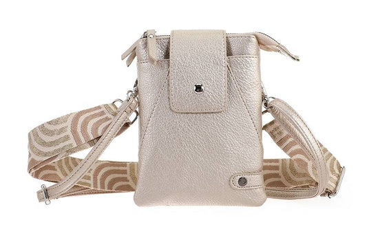 Champagne - goud telefoontasje / schouder tasje Horton