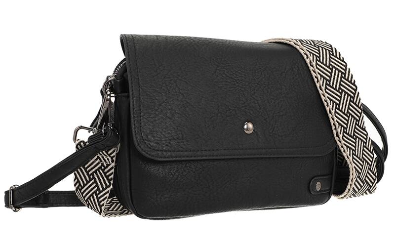 Schoudertasje / Crossbody tas Rennes - Zwart