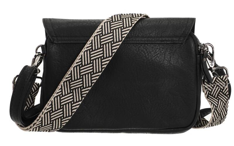 Schoudertasje / Crossbody tas Rennes - Zwart