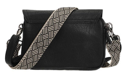 Schoudertasje / Crossbody tas Rennes - Zwart