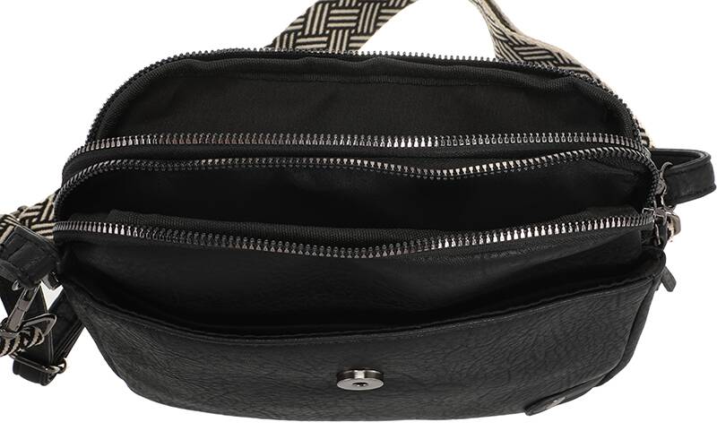 Schoudertasje / Crossbody tas Rennes - Zwart