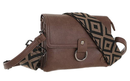 Schoudertasje / Crossbody tasje Weston - Bruin