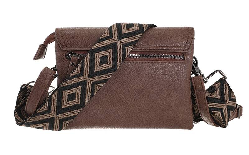 Schoudertasje / Crossbody tasje Weston - Bruin