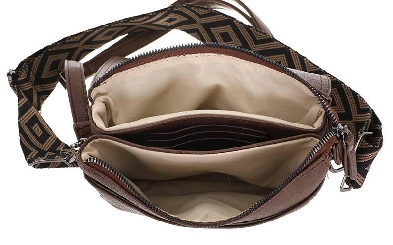 Schoudertasje / Crossbody tasje Weston - Bruin