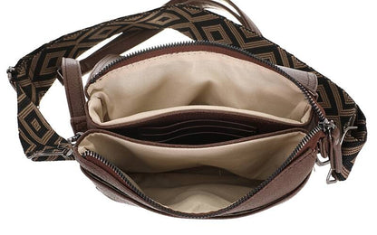 Schoudertasje / Crossbody tasje Weston - Bruin