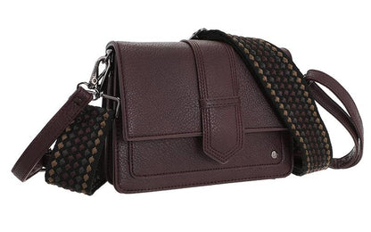 Bordeaux (burgundy) schoudertas / crossbody tasje Rione
