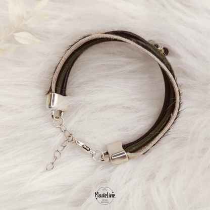 Armband Accacia | Leer SF - Groen