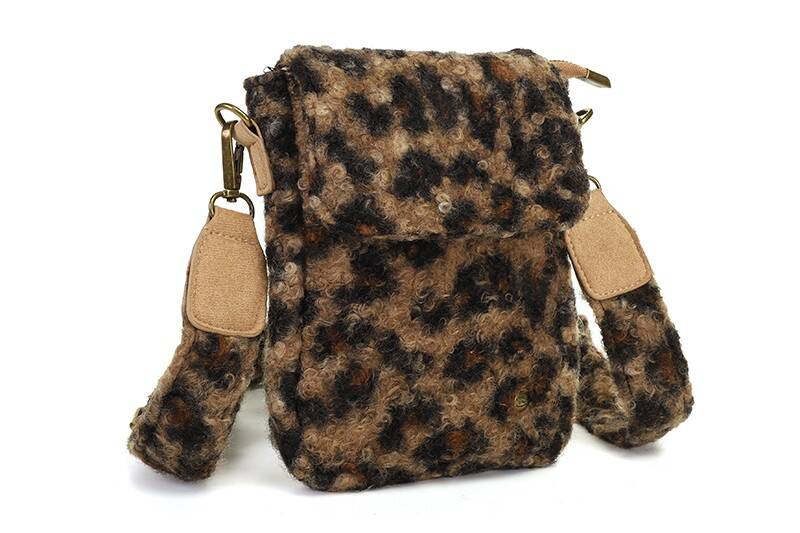 Camel telefoontasje / crossbody tasje Teddy Elmen