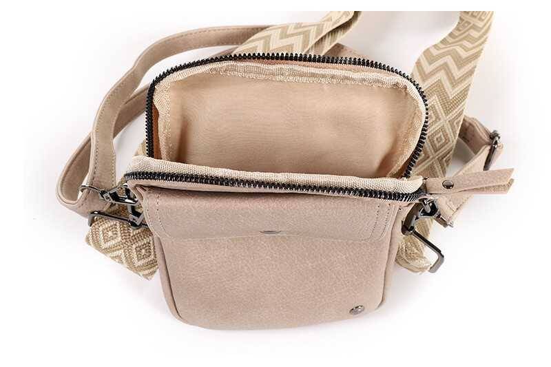 Telefoontasje / Crossbody tasje Groet Nieuw - Zand