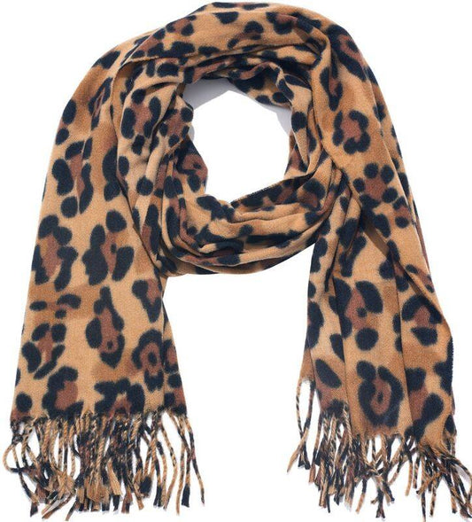 Winter sjaal Amber  - Camel