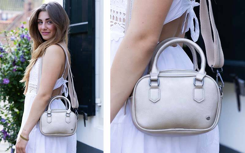Champagne Goud | Schoudertasje / Crossbody tas Miami