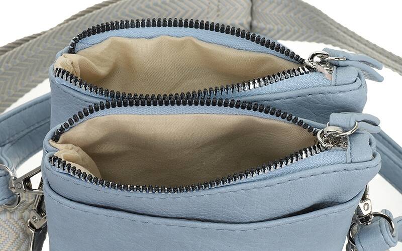 Blauw | Schoudertasje / Crossbody tas Keith