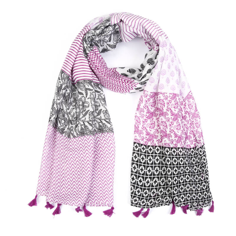 Zomer sjaal dames - Paars