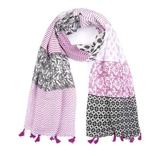 Zomer sjaal dames - Paars