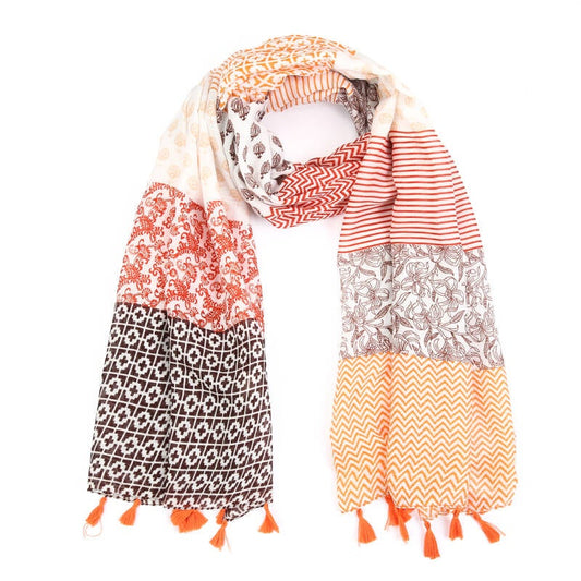 Zomer sjaal dames - Oranje