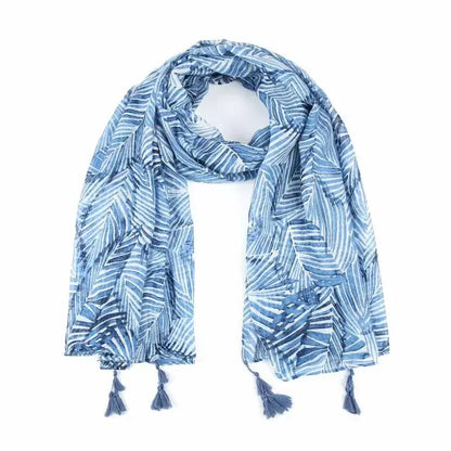 Zomer sjaal dames - Blauw
