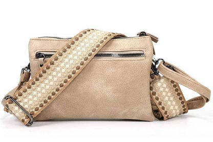 Schoudertasje / Crossbody tasje Alkmaar Nieuw - Taupe