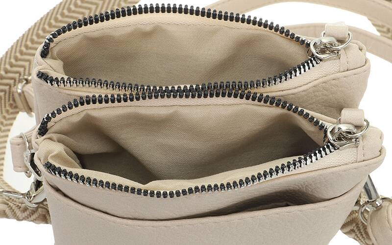 Naturel beige | Schoudertasje / Crossbody tas Keith