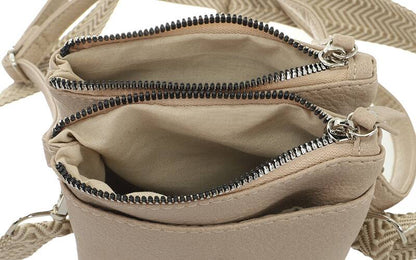 Taupe | Schoudertasje / Crossbody tas Keith