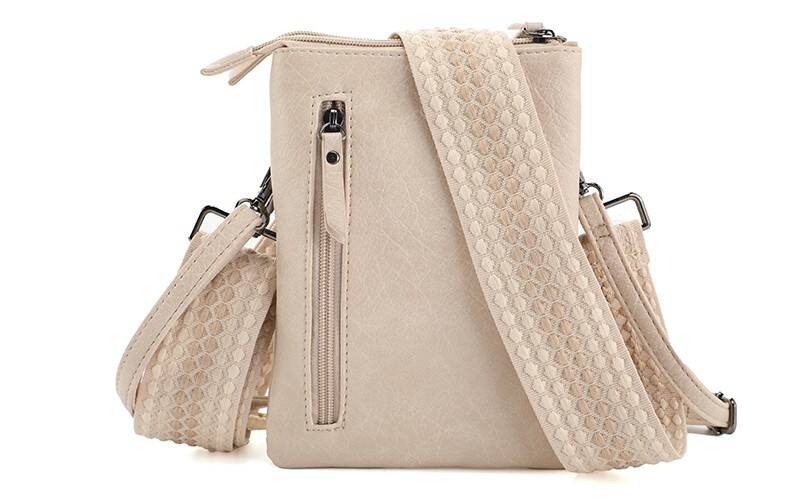 Naturel - beige telefoontasje / schouder tasje Tyler