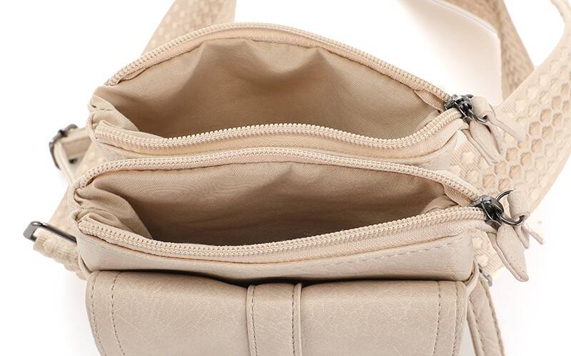 Naturel - beige telefoontasje / schouder tasje Tyler