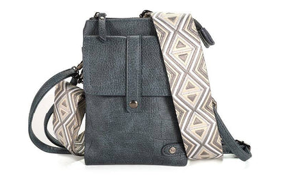 Blauw - jeans telefoontasje / schoudertasje Tyler