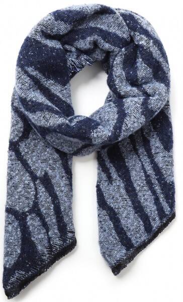 Winter sjaal Valerie - Blauw