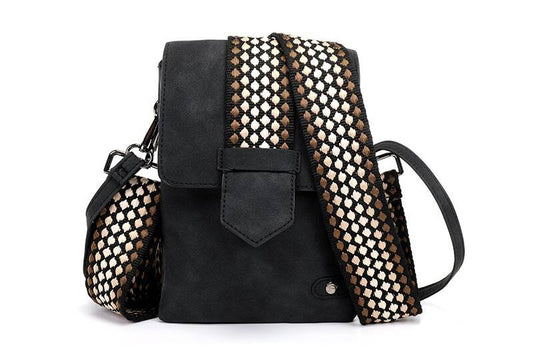 Telefoontasje / Crossbody tasje Nancy Metz - Zwart
