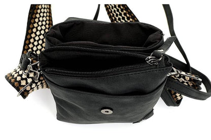 Telefoontasje / Crossbody tasje Nancy Metz - Zwart