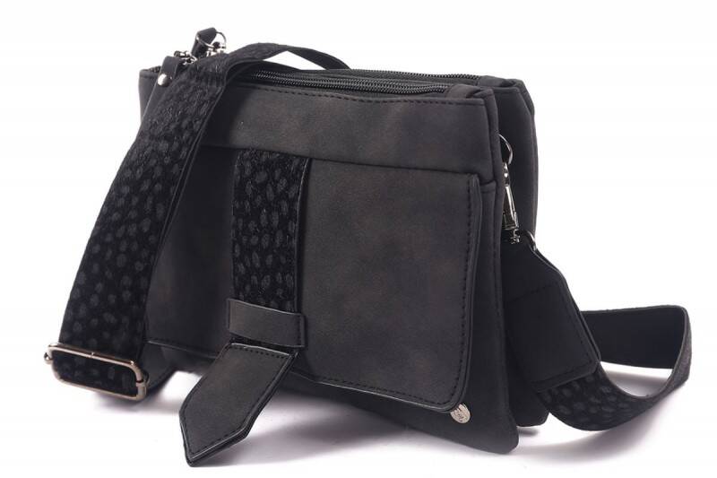 Schoudertasje / Crossbody tasje Geneve - Zwart