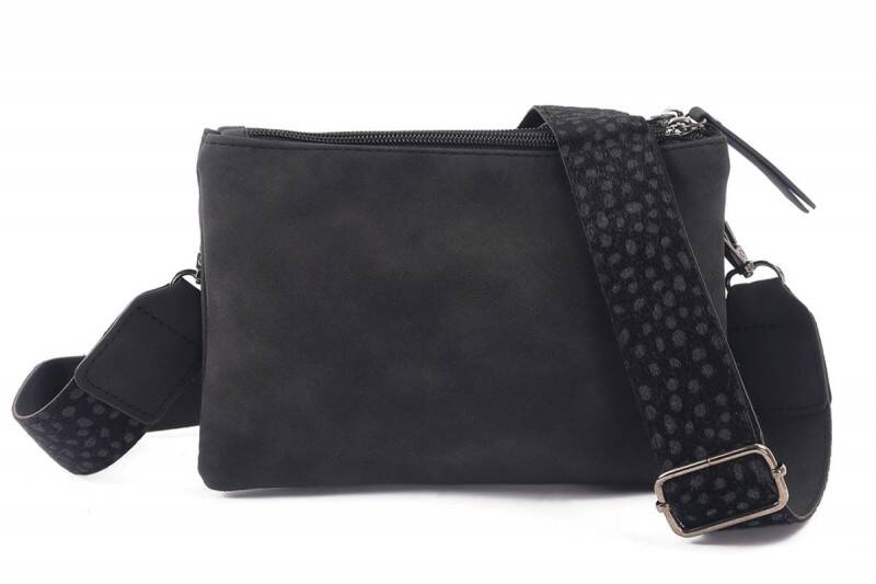 Schoudertasje / Crossbody tasje Geneve - Zwart